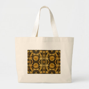 Bolso De Tela Gigante dragón dorado
