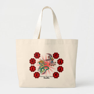 Bolso De Tela Gigante dragón y Phoenix