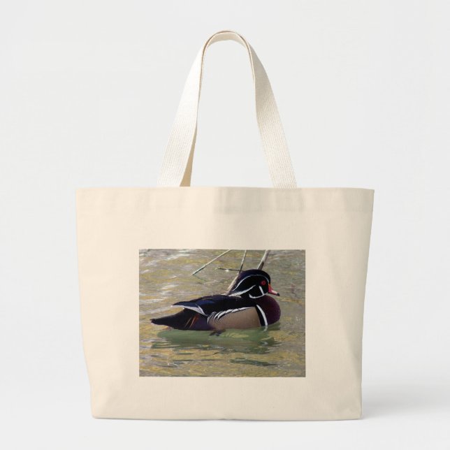 Bolso De Tela Gigante Drake de pato de madera (Frente)