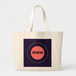 Bolso De Tela Gigante Dream Big — 90s Maximalist Tote Bag | Retro