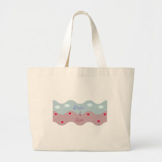 Bolso De Tela Gigante Dream & Love Pastel Tote Bag
