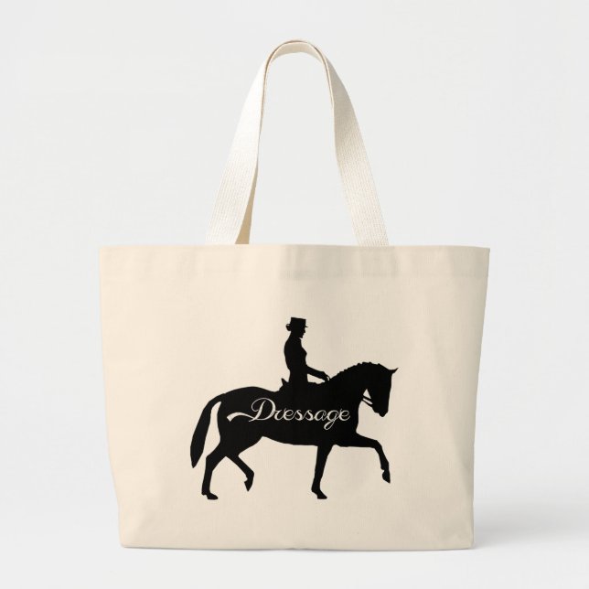 Bolso De Tela Gigante ¡Dressage! (Frente)