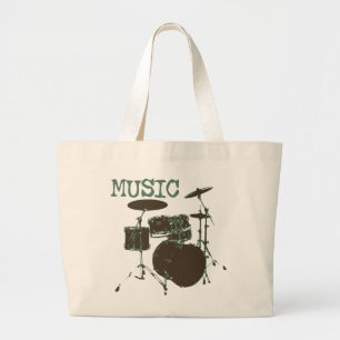 Bolso De Tela Gigante Drumset