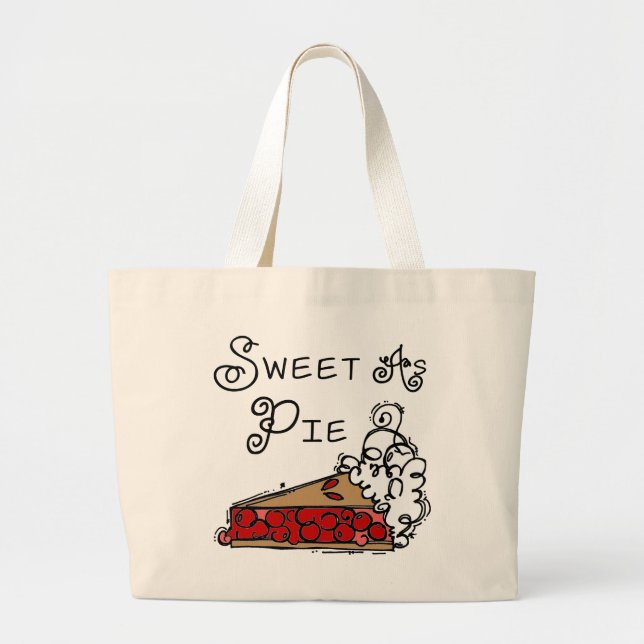 Bolso De Tela Gigante Dulce como Pie (Frente)