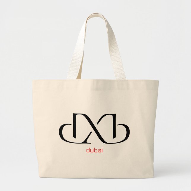 Bolso De Tela Gigante dxb - Dubai (Frente)