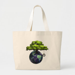 Bolso De Tela Gigante EarthTree