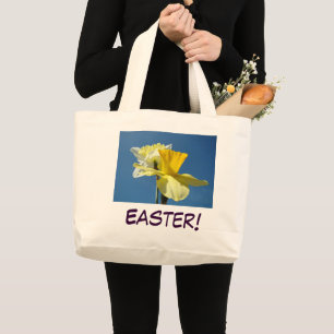 Bolso De Tela Gigante ¡EASTER! ¡Bolsas de té que Jesús te ama! Flor de D
