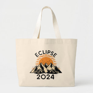 Bolso De Tela Gigante Eclipse Solar Total 2024