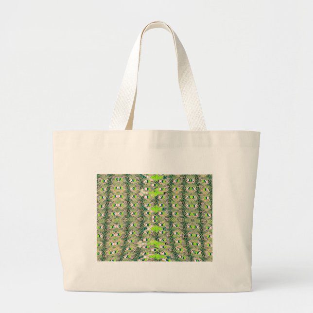 Bolso De Tela Gigante Eco África Motif - Arte africano inspirado en la n (Frente)