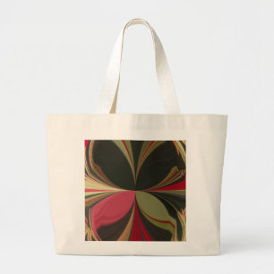 Bolso De Tela Gigante Edgy Earth Kaleidoscopio Arte Impreso