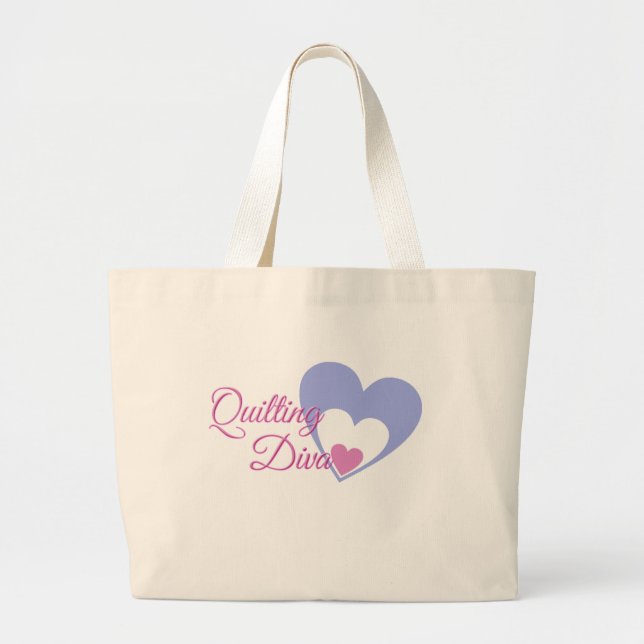 Bolso De Tela Gigante edredón-diva (Frente)