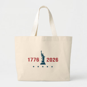 Bolso De Tela Gigante EE. UU. 250 1776 2026 Estatua de la Libertad Patri
