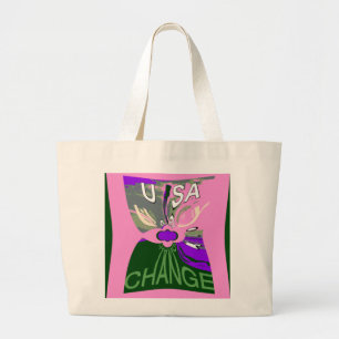 Bolso De Tela Gigante EE.UU. cambiar la imagen de arte