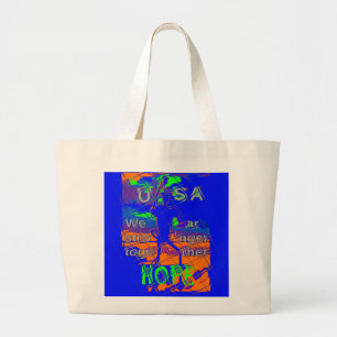 Bolso De Tela Gigante EE.UU. Hillary Hope We Are Strand