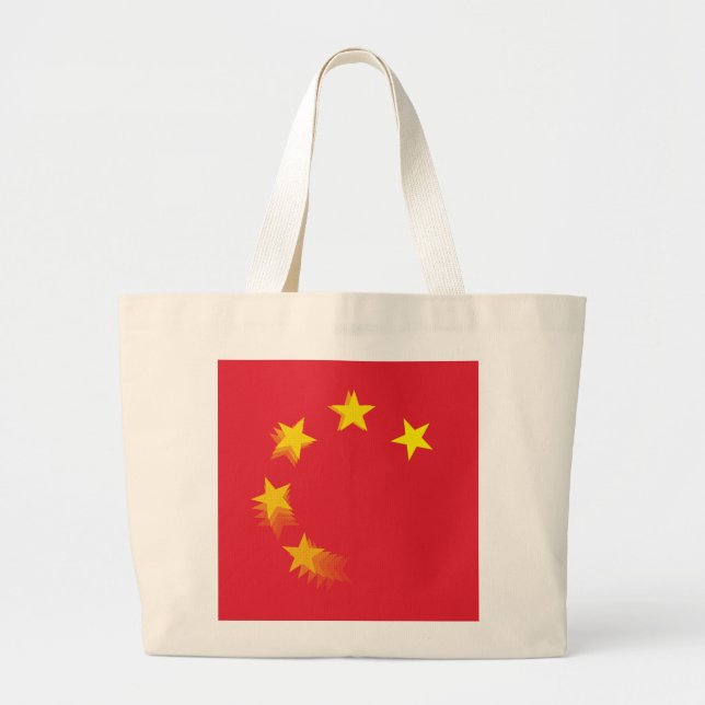 Bolso De Tela Gigante EEUU vs CHINA / CHINA (Frente)