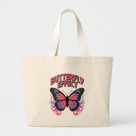 Bolso De Tela Gigante Efecto Mariposa