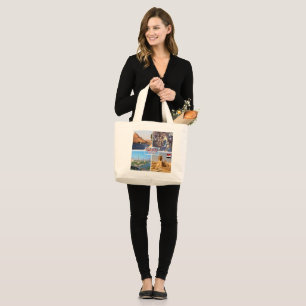 Bolso De Tela Gigante EG Cairo - Río Nilo - Khan el Khalili -