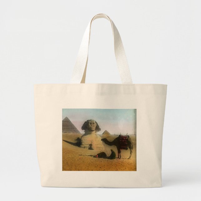 Bolso De Tela Gigante Egipcio (Frente)
