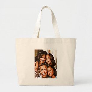Bolso De Tela Gigante El amor de Obama