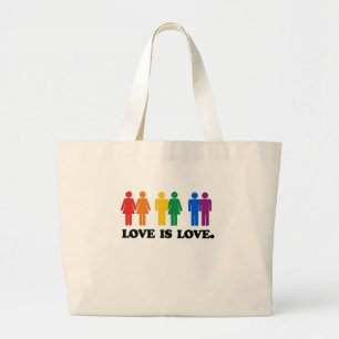 Bolso De Tela Gigante El amor es amor