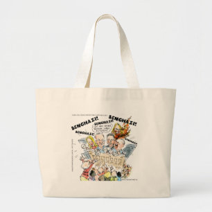 Bolso De Tela Gigante El Benghazi Shuffle Divertido