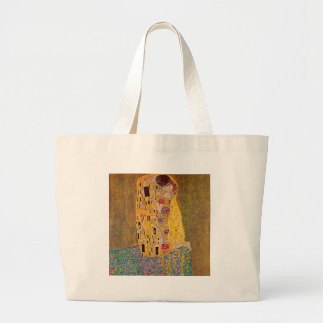 Bolso De Tela Gigante El beso de Klimt (Frente)