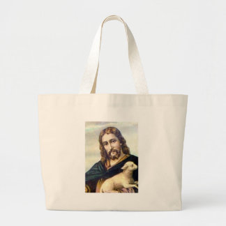 BOLSO DE TELA GIGANTE EL BUEN PASTOR C. 1900
