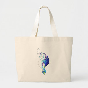 Bolso De Tela Gigante El Caballo de Agua Azul