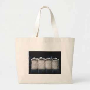 Bolso De Tela Gigante El café despide 1990