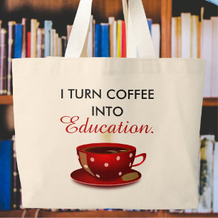Bolso De Tela Gigante El café moderno en la educación