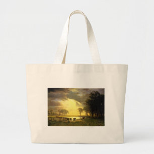 Bolso De Tela Gigante El Camino de Búfalo, Albert Bierstadt