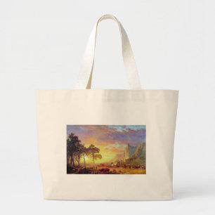 Bolso De Tela Gigante El Camino de Oregón, Albert Bierstadt