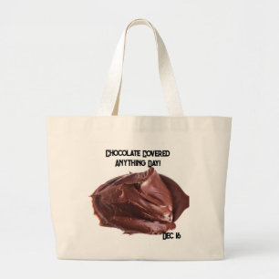 Bolso De Tela Gigante El chocolate cubierto cualquier día