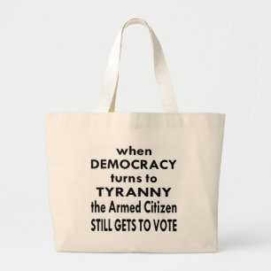 Bolso De Tela Gigante El Ciudadano Armado Todavía Tiene Que Votar