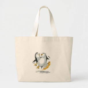 Bolso De Tela Gigante el deslizarse de los pingüinos