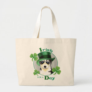 Bolso De Tela Gigante El Día de San Patricio Husky
