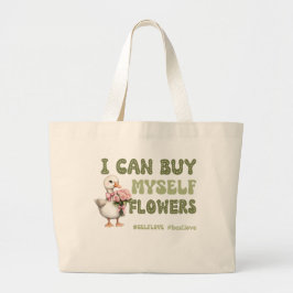 Bolso De Tela Gigante El día de San Valentín gracioso Autoamor