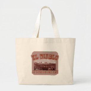 Bolso De Tela Gigante El Diablo Bay Area Mountain Fun Slogan
