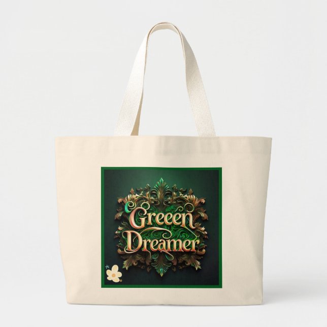 Bolso De Tela Gigante "El efecto ecológico" (Frente)