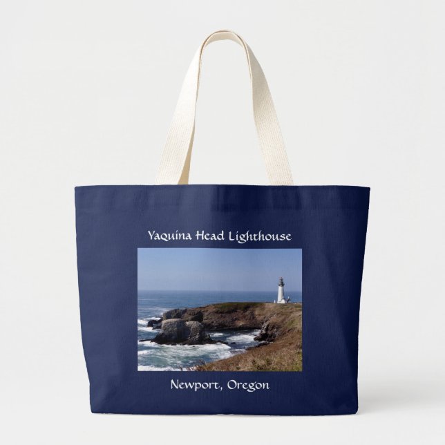 Bolso De Tela Gigante El faro de Yaquina Oregon Jumbo Bag (Frente)