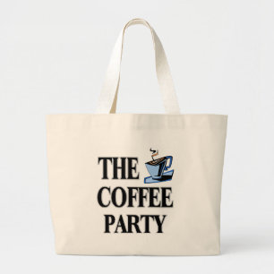 Bolso De Tela Gigante El fiesta del café