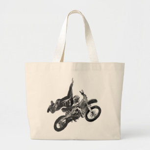 Bolso De Tela Gigante el freestyling con la bici de la suciedad