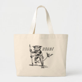 Bolso De Tela Gigante El gran Tote de un lector