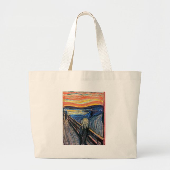 Bolso De Tela Gigante El grito de Edvard Munch (Frente)
