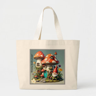 Bolso De Tela Gigante "El jardín secreto de Gnome"