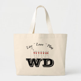 Bolso De Tela Gigante El jugador de encargo coloca el Netball del tema