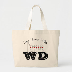 Bolso De Tela Gigante El jugador de encargo coloca el Netball del tema