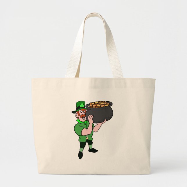 Bolso De Tela Gigante El Leprecón (Frente)