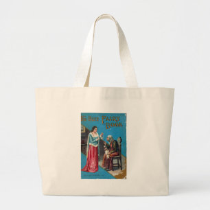 Bolso De Tela Gigante El libro de hadas azul