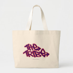 Bolso De Tela Gigante El logotipo del funcionario de la tribu
